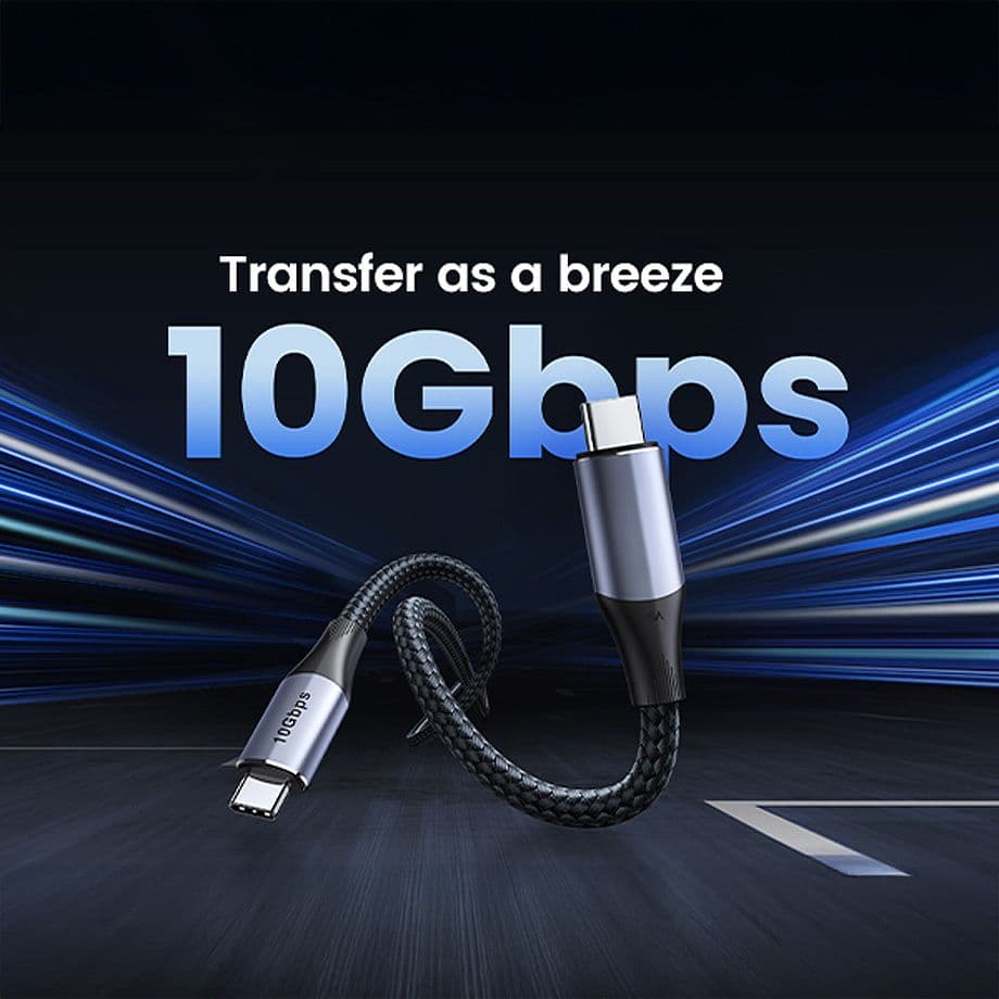 यूएसबी-सी 3.1 100W 10Gbps केबल